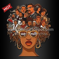 African Black History is My Roots Heat Transfer Printing Vinyl Transfers